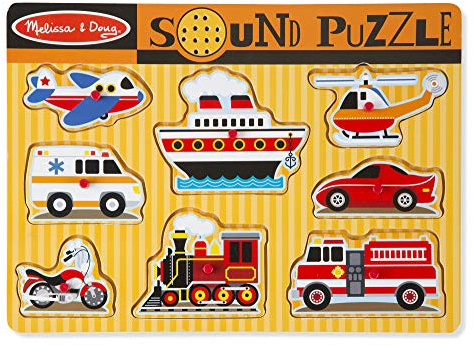 Melissa and Doug – Puzzle, 8 Teile, Fahrzeuge