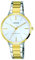 Pulsar Damen Analog Quarz Uhr mit Edelstahl beschichtet Armband RRS02WX9