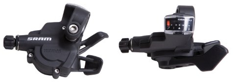 SRAM Unisex – Erwachsene 1:1 MTB Schalter X.3 Trigger-Set, Schwarz, One Size