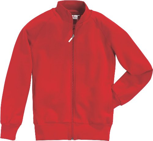 HAKRO Sweatjacke College, Rot, XXL