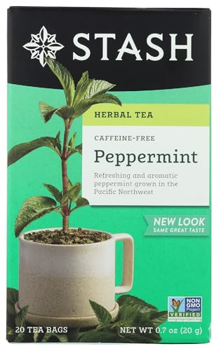 Stash Tea Peppermint Tea, 20 Count, 0.7 Oz