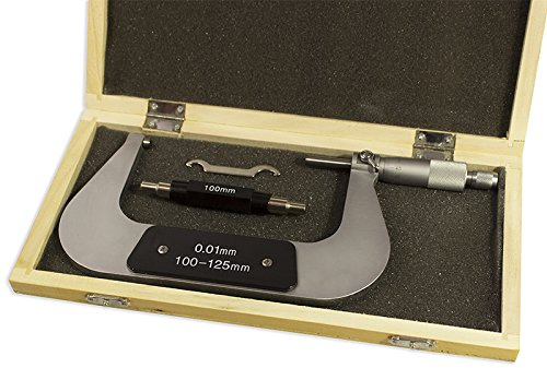 Sogi MIC-100-125 micrometro centesimale per esterni con frizione - 100÷125 mm - terminali cromati