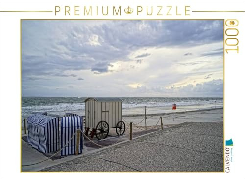 CALVENDO Puzzle Norderney - Badekultur der Vorväter | 1000 Teile Lege-Größe 64 x 48 cm Foto-Puzzle für glückliche Stunden