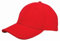 Benza Luxus Leinwand Sandwich Cap - Rot