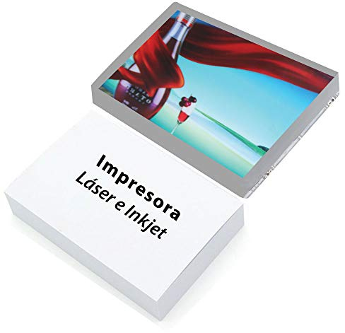 WORLED- Papier backlight format A4 125G pour IMPRIMANTE LASER ou JET D'ENCRE 50 feuilles/ Feuilles backlight/ papier porte affiche retro eclaire LED