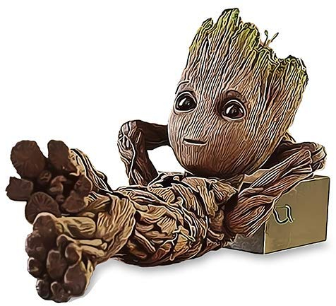 Aufkleber Baby Groot, Bébé à Bord, Baby on Bord, 11 cm hoch