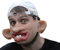 Dicke Lippe Maske aus Latex - Partymaske Ludo Lippe - ideal für Halloween, Karneval & Motto-Party
