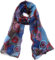 Emma & Giovanni - Schal Tücher Elegant Gedruckt 180cm*80cm - Damen (24-Rot-Blau)