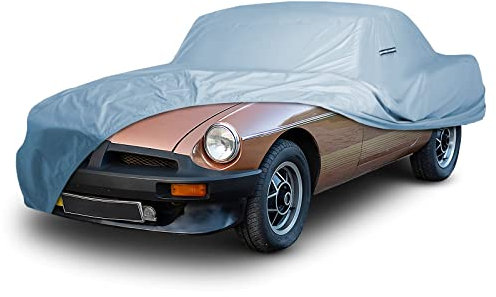 iCarCover Premium Car Cover for 1975-1981 MG MGB Roadster Waterproof All-Weather Rain Snow UV Sun Hail Protector for Automobiles, Automotive Accessories Full Exterior Indoor Outdoor Car Cover