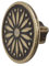 Decoranddecor Torero Round Antique Vintage Cabinet Knob 40mm Diameter Aluminium Alloy (Antique Brass, 1 Pack)