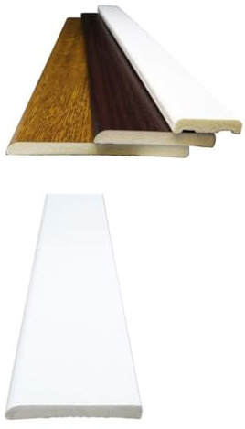 Upvc Plastic Trim Architrave 5 Metre White 25mm