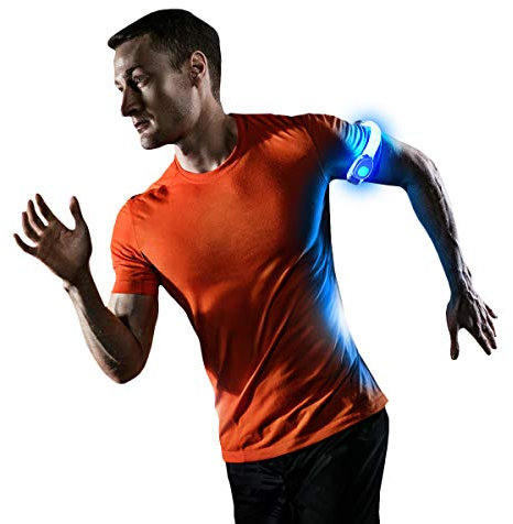 Ultra 2 Blau LED Lichter Leuchtband Joggen LED Armband Jogging Licht LED Licht Joggen Licht Running Light Reflektoren Kinder LED Lichtband Blinklicht Joggen Leuchtarmband Joggen Bänder Sport