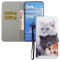 QIWEIQING Kompatibel mit Handyhülle für Huawei P Smart 2020 Hülle Leder, Huawei P Smart 2020 Klapphülle Handytasche Case für Huawei P Smart 2020 Handy Hüllen Three Cats XC5