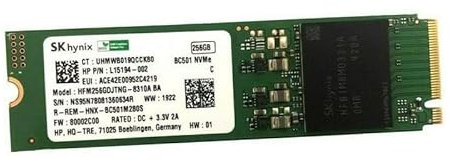 Hynix HP L15194-002 80002C00 M.2 2280 256GB NVMe SSD HFM256GDJTNG-8310A BA