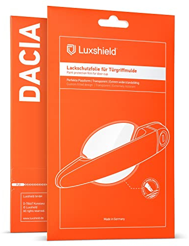 Luxshield Auto Türgriff Schutzfolie Griffmulde für Dacia Jogger I 2022-2025 - Kratzschutz, Lackschutzfolie - Transparent glänzend