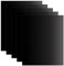 NUZAMAS BBQ Grill Mat, 5 Pcs BBQ Grill Mats Non Stick Reusable Baking Mesh for Indoor Outdoor BBQ Works on Gas Charcoal Electric Grill Sheets 40x33CM (Black)
