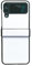 TUUNKMUY for Samsung Galaxy Z Flip 4 Case with Hinge Protection, Shockproof Hybrid Hard PC Interior PU Leather Back Shell Full Protection Phone Cover for Samsung Galaxy Z Flip 4, white
