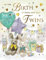 Regal Publishing Karte zur Geburt der Zwillinge, Hasen, 20,3 x 15,2 cm