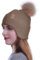 HEYANN Mütze Damen mit Ohrenklappe,Wintermütze Herren Strickmützen für Damen Fahrradhelm Beanie Hut Unisex Winter Beanie Hut Outdoor Skimütze für Männer und Frauen (Kaffee)