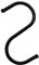 Black S Hooks Heavy Duty S Metal Hooks Shaped Hanging Hangers for Kitchen Bathroom