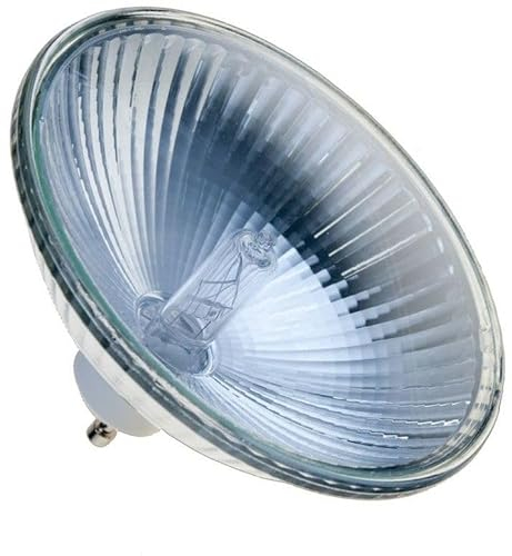 Lighto GU10 Halogen Leuchtmittel 230V 50W Dimmbar | ES111 Halogenlampe, Halogenspot 2700-3300K Warmweiß - Ø111mm - 1 Stück