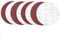 10pcs 8 Zoll 200mm Runde Schleifscheiben Sandpapier, Körnung 120 Haken und Schleife Beflocken Schleifscheiben Pad, Scheiben mit Klettverschluss, für Metall Holz -Single grit set