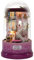 Restokki DIY Miniatur Puppenhaus Möbelset, DIY Puppenhaus Miniatur Mit Drehbarer Spieluhr Mit Staubschutz LED Licht (Home)
