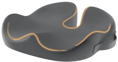 ProtoArc Sitzkissen für Bürostuhl, Ergonomisches Sitzkissen, Memory Foam Kissen für Rollstuhl, Auto, Flugzeug, Ganztägiger Komfort