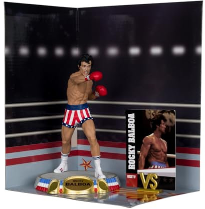 McFarlane Toys - Rocky Balboa (Rocky IV) 15,2 cm große Pose-Figur
