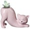 Katzen-Übertopf – Sukkulenten-Blumentopf, lustige Blumentöpfe, Tier-Pflanzgefäß, Pflanzgefäß, Tier- -Statue, moderne Skulptur, Figur, Sukkulentententier-Tiertopf für Zuhause, Garten, Hochzeit,