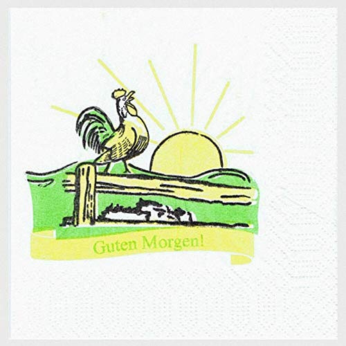 VEPATIM 2000 Motivservietten Guten Morgen 24x24cm 1/4 -Falz 2-lagig