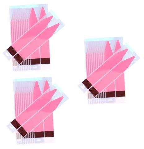 NIYANGLE 3sets Battery Adhesive Strips Replacement Phone Battery Tapes for Mobile Phone Stickers 12sheets*3