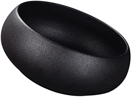 Cabilock Accesorio Para Té Cuenco Para Lavar Tazas De Té Cuenco De Cerámica Fina Color Negro 1250 Ml Para Rituales Diarios De Té