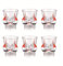 YY Lot de 6 verres à liqueur 3D en forme de corps amusant - Verres à vin transparents - 52,7 g