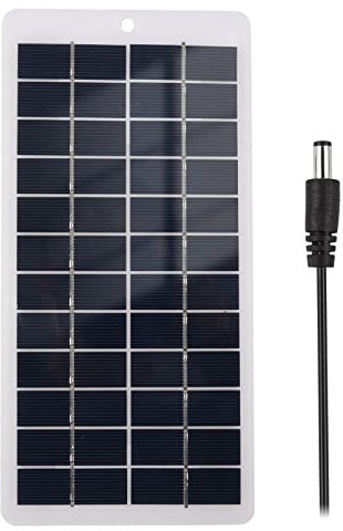 5W Solarleistungspanel, Tragbares Polykristallines Silizium, VMP 12V, IMP 0,4a Solarmodul für Katastrophenvorbereitung, Mehrzweck -Solar -Board für Notleuchten, Hohe Effizienz