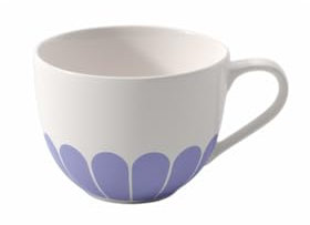 Villeroy & Boch - Fleur bleu tasse à café bleue, rés. lave-vaisselle/four à micro-ondes, tasse pour le café ou le thé, mug à café, mug motif floral, tasse à cappuccino, tasse à thé, Porcelaine Premium