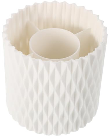 FOMIYES Makeup Brush Storage Box Rotatable Manicure Tool Holder Lid Organize Nail Beauty Brushes Compact Easy to Clean Modern Design