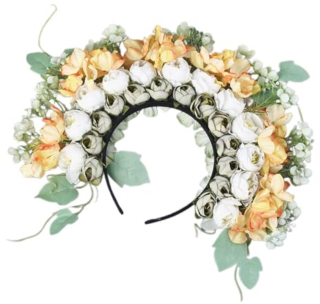 Stilvolles, doppelseitiges Seidenblumen-Haarband, stilvolles Seidenblumen-Haarband, elegantes Haarteil, Verzierung für den täglichen Gebrauch, Party, elegantes Haar-Accessoire