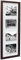 Umbra 316503-656 Floater Multibilderrahmen für 4 Fotos 10 x 15 cm vertikal walnuss