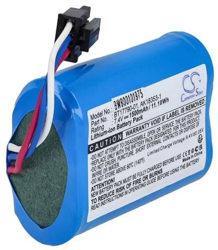 vhbw Akku kompatibel mit Zebra MZ230 | MZ220, MZ320, MZ420L, IMZ320 Drucker Kopierer Scanner Etiketten-Drucker (1500 mAh, 7,4 V, Li-Ion)