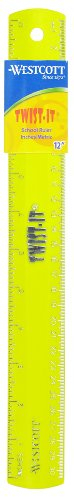 Westcott Twist-It Flexibles Lineal, 30,5 cm grün