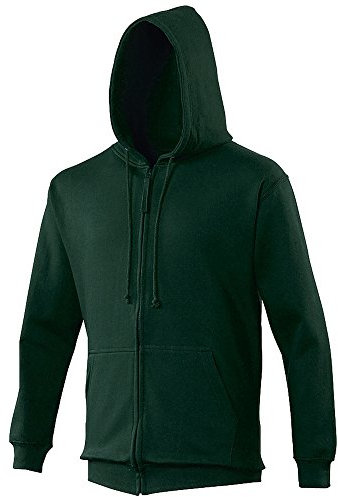 Awdis Zoodie Men's Hooded Sweatshirt, Forest Green, S