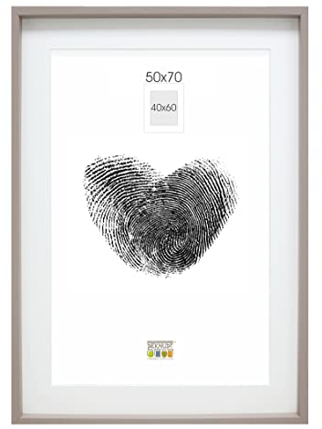Deknudt Frames S223K7P1 Cadre Photo Avec Profondeur Bois Taupe 50 x 70 cm