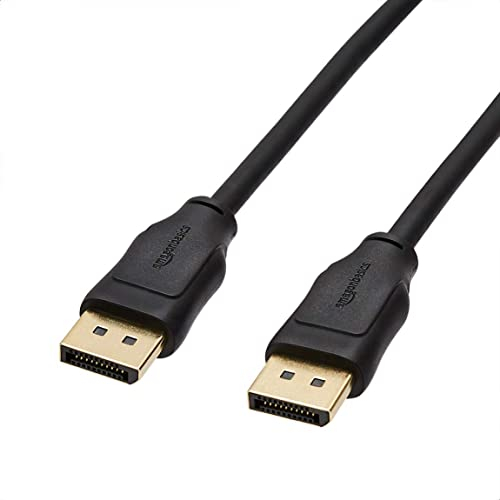 Amazon Basics Verbindungskabel, DisplayPort auf DisplayPort, 0.9 m, schwarz