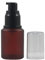 1 bouteille de pompe en verre dépoli vide 30 ml avec bouchon transparent pour lotion émulsion rechargeable portable et durable pour les voyages, les vacances, la vie quotidienne