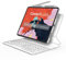 SWITCHEASY CoverBuddy Schutzhülle für iPad Pro 11 Zoll (2018 Release), mit Stifthalter, unterstützt Apple Pencil Charging, perfekt für offizielle Smart Keyboard, Smart Folio (Space White)