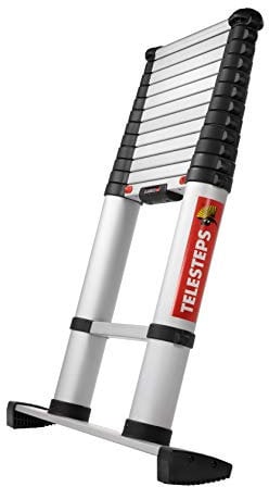 Telesteps Classico Échelle télescopique avec Barre stabilisatrice 3,8 m