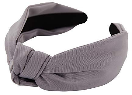 axy Stoff Haarreif mit Knoten-Vintage-Wunderschön Damen Stirnband Haarschmuck Haarreifen HR35 (Pastellviolett)