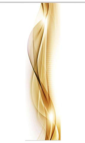 Home Fashion Neblana 084517-5007 Japanisches Panel, goldfarben