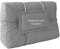 LILENO HOME Palettenkissen Set Hellgrau - Rücken- / Seitenkissen 60x40x10/20 cm - Polster für Europaletten - Palettenkissen Outdoor als Sitzkissen für Palettenmöbel